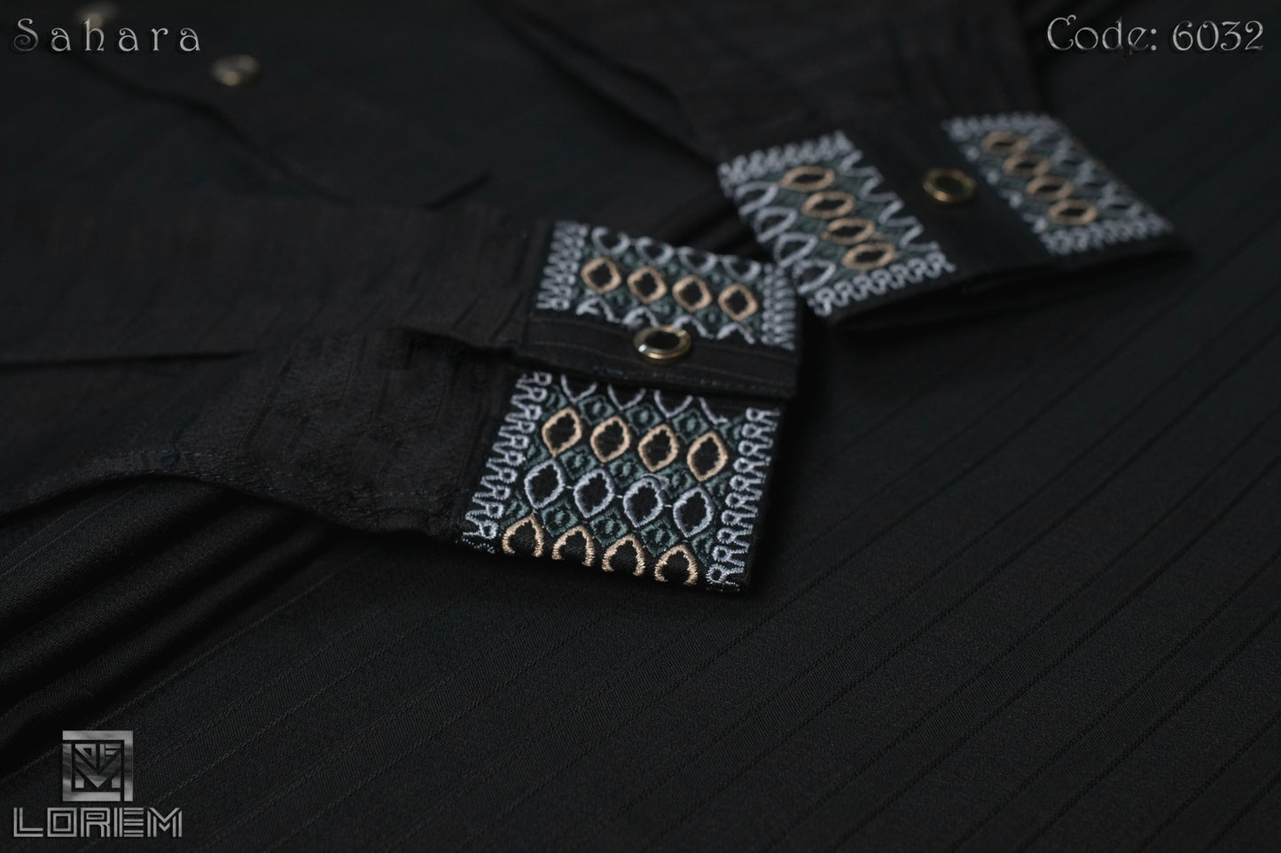 .Sahara Panjabi (6032)- Snap Button Cuff
