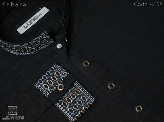 .Sahara Panjabi (6032)- Snap Button Cuff